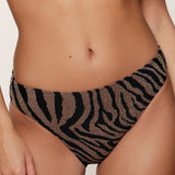 Lingadore - Vatteret Triangle Bikini Sæt Black/gold