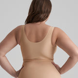 Byebra - Top Med V-hals Beige
