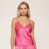Lingadore - Top med Blonder Pink