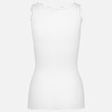 Rosemunde - Iconic Silke Top Med Blonde New White