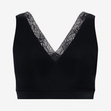 Chantelle - Soft Stretch Topp med Mesh Svart