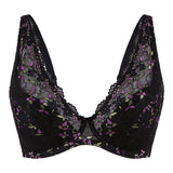 Lingadore - Triangle Plunge Bh Black/multi