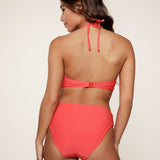 Lingadore - Vatteret Triangle Bikini Sæt Tomato Red