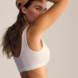 JBS of Denmark - Bambus Bra Top Med Bred Strop Hvid