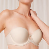 Triumph - Pure Micro Stropløs Bh Cameo Beige