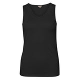 Lady avenue - Jersey Silke Top Blonde Sort