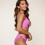 Lingadore - Vatteret Triangle Bikini Sæt Pink
