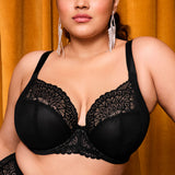 Elomi - Tiernie Plunge Bh Sort