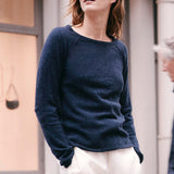 Rosemunde - Strik I Uld Og Cashmere Dark Navy