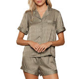 Lingadore - Pyjamas Sæt Kort Aloe Green