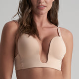 Byebra - Bh Til Dyb Udskæring Beige