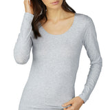 Mey - Cotton Pure Top L/æ Grey Melange