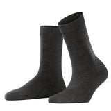 Falke - Clima Wool Strømpe Anthracite Melange