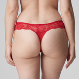 Primadonna - Madison String Med Blonde Scarlet Red