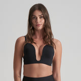 Byebra - Bh Til Dyb Udskæring Sort