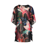 Lentiggini swimwear - Blomstret Sarong Black/multicolour