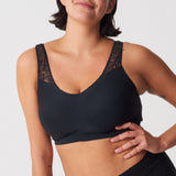 Chantelle - Soft Stretch Topp m. vattering og blonde Svart