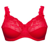 plaisir ulsø - Beate Plain Helkupa BH Röd