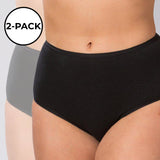 Trofé - 2-pak Bambus Maxi Trusse Sort