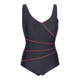 Wiki - Daniella Shape Badedragt Graphite/coral