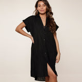 Lingadore - Strandkjole Med Korte æRmer Sort