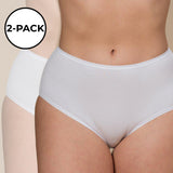 Trofé - 2-pak Bambus Maxi Trusse Hvid