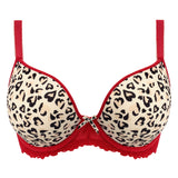 Freya - Cherish Me T-shirt Bh Red Leopard