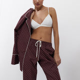 Aruelle - Georgette Pyjamas Burgundy