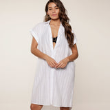 Lingadore - Strandkjole Med Korte æRmer Hvid