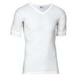 JBS Herre - Original Bomuld V-neck T-shirt Vit