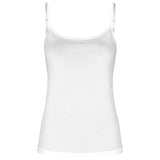 JBS of Denmark - Top Med Smal Strop Bambus Hvid