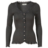 Rosemunde - Silke Cardigan Dark Grey Melange