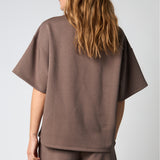 Hype The Detail - Sweat T-shirt Brown