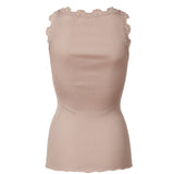 Rosemunde - Iconic Silke Top Med Blonde Vintage Powder