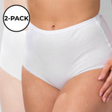 Trofé - 2-pak Bomuld Maxi Trusse Hvid