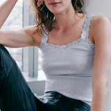 Rosemunde - Silke Tank Top Med Blonde Heather Sky