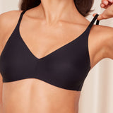 Triumph - Pure Micro Bh Uden Bøjle Sort