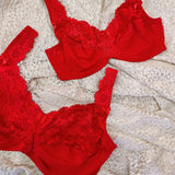 plaisir ulsø - Beate Plain Helkupa BH Röd