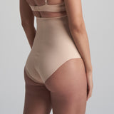 Byebra - Sculpting Højtaljet Trusse Beige