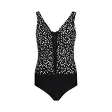 Lentiggini swimwear - Dot Badedragt Black/offwhite