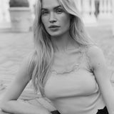 Rosemunde - Iconic Silke Top Med Blonde Soft Powder