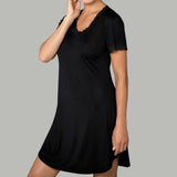 Lady avenue - Jersey Nattlinne i stickad stilke