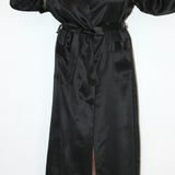 Lady avenue - Silkesrock lång svart+ivory