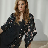 Aruelle - Rosie Kimono Black/mønstret