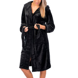 Decoy - Morgonrock med luva Svart