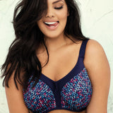 Elomi - Energise Sports Bh Navy Geo