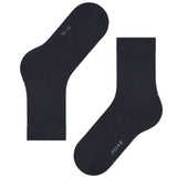 Falke - Clima Wool Strømpe Dark Navy