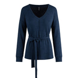 Lingadore - Lounge Sæt Navy Marl