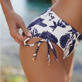 Lingadore - Print Bikini Maxi Blue White