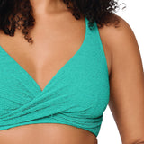 Lingadore - Frotté Bikini Top Med Bøjle Deep Green